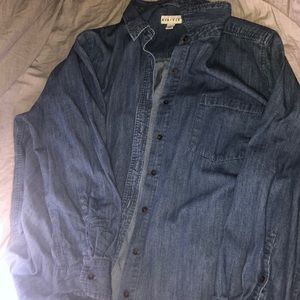 Denim button down shirt